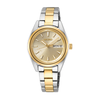 Armbanduhr Seiko Dame Classic Donna in Stahl SUR354P1